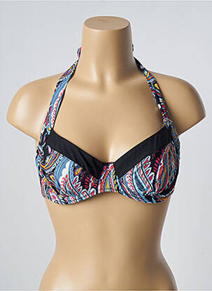 Sutien de costum de baie elasticitate negru BELCOR femeie