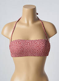 Sutien de costum de baie elasticitate top bentiță roz BARTS femme