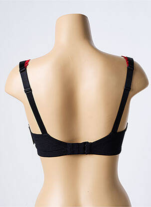 Sutien efect material satinat sutien cupe întregi cu decolteu înalt negru AUBADE femeie