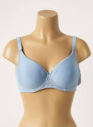 Sutien efect material satinat top sutien modelat albastru AUBADE femeie
