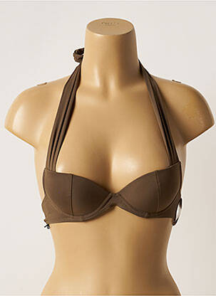 Sutien de costum de baie elasticitate top sutien push-up verde AUBADE femeie