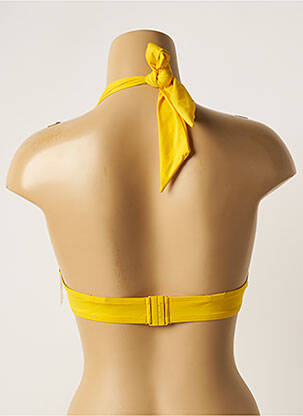 Sutien de costum de baie elasticitate top sutien push-up galben AUBADE femeie