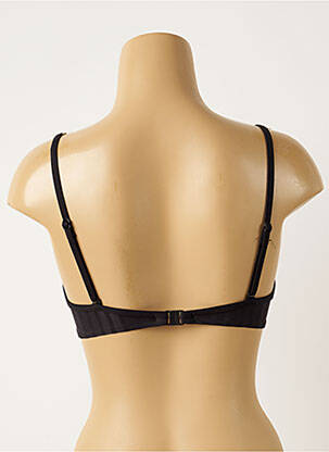 Sutien de costum de baie elasticitate top sutien push-up negru CHERRY BEACH femeie
