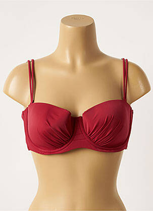 Sutien de costum de baie roșu BELCOR femeie