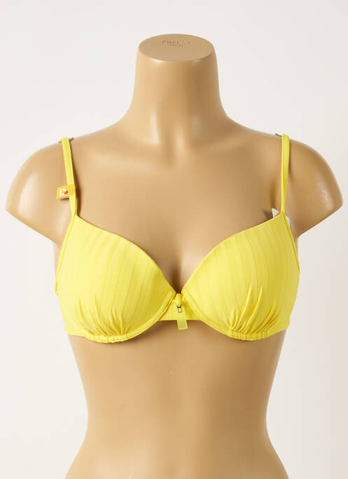 Sutien de costum de baie galben CHERRY BEACH femeie