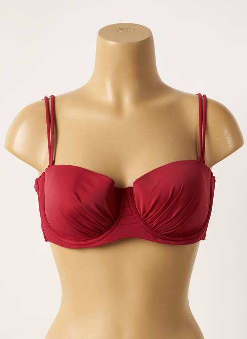 Sutien de costum de baie roșu BELCOR femeie