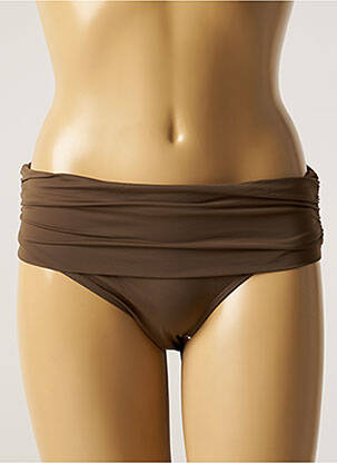 Chiloți de baie maro AUBADE femeie