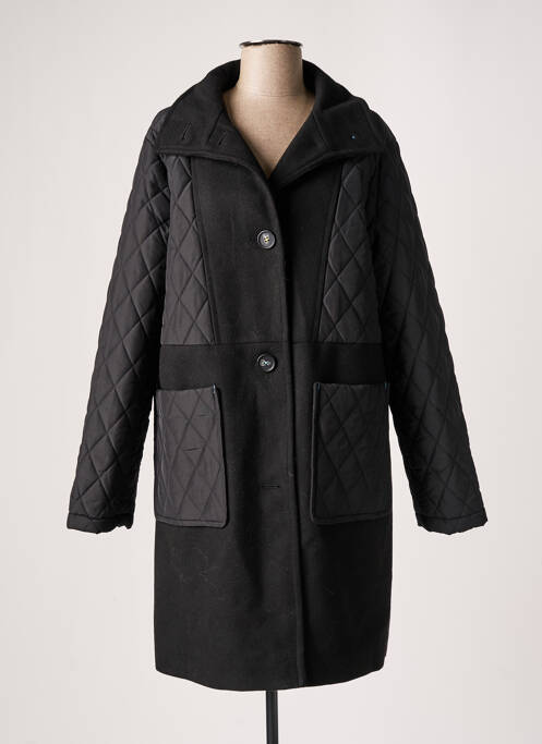 Palton lung negru WHITE STUFF femeie