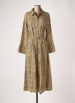 Rochie lungă galben CREAM femeie