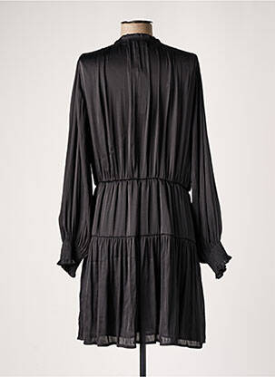 Rochie midi croială fluidă mâneci lungi negru GRACE & MILA femeie