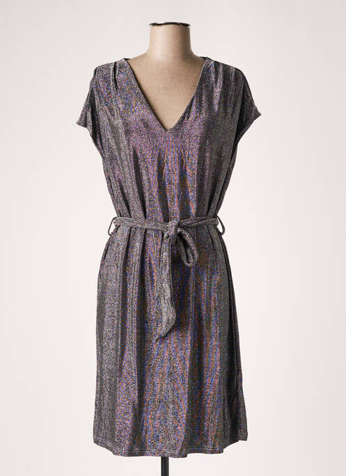 Rochie midi gri GRACE & MILA femeie