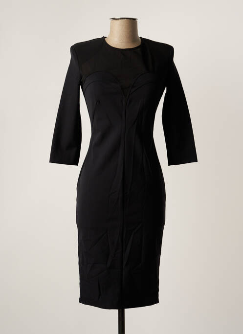 Rochie midi negru RELISH femeie