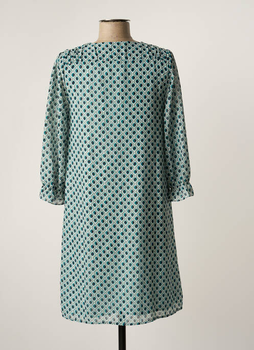 Rochie scurtă verde FREEMAN T.PORTER femeie