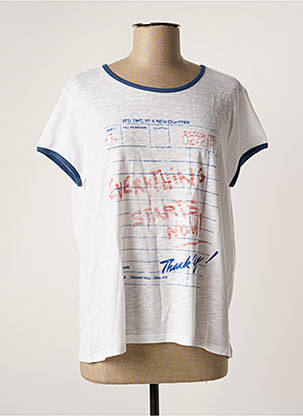 Tricou alb ONE TEE femeie