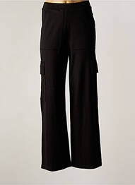 Pantalon cargo talie elastică mărime normală negru LTB femeie