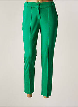 Pantalon 7/8 elasticitate mărime normală verde FRACOMINA femeie