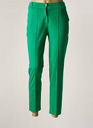 Pantalon 7/8 elasticitate mărime normală verde FRACOMINA femme