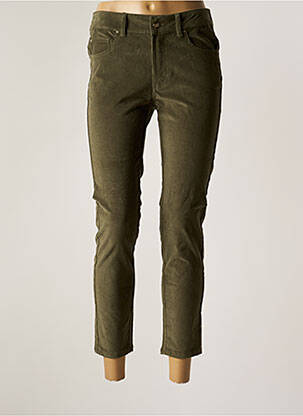 Pantalon 7/8 elasticitate mărime normală verde FRACOMINA femeie