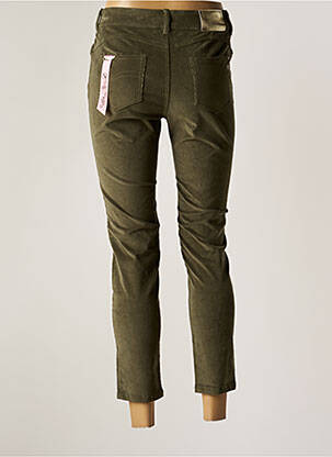 Pantalon 7/8 elasticitate mărime normală verde FRACOMINA femeie