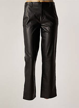 Pantalon drept închidere cu fermoar sub clapetă cu cârlig mărime normală negru VERO MODA femeie