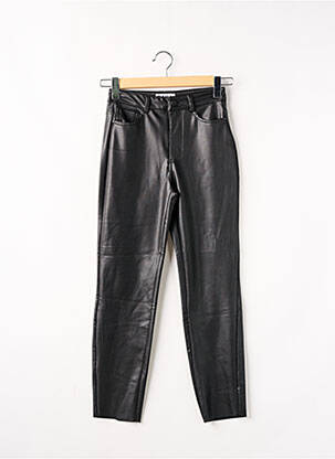 Pantalon 7/8 talie înaltă talie înaltă negru ONLY femeie