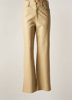 Pantalon evazat bej ORAIJE femeie