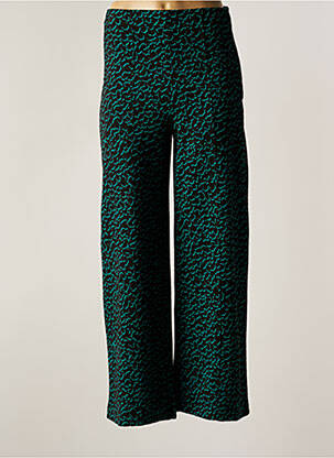 Pantalon drept verde ICHI femeie