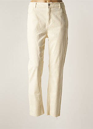 Pantalon slim bej VERO MODA femeie