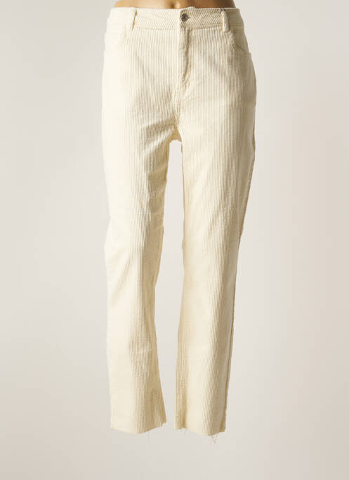 Pantalon slim bej VERO MODA femeie