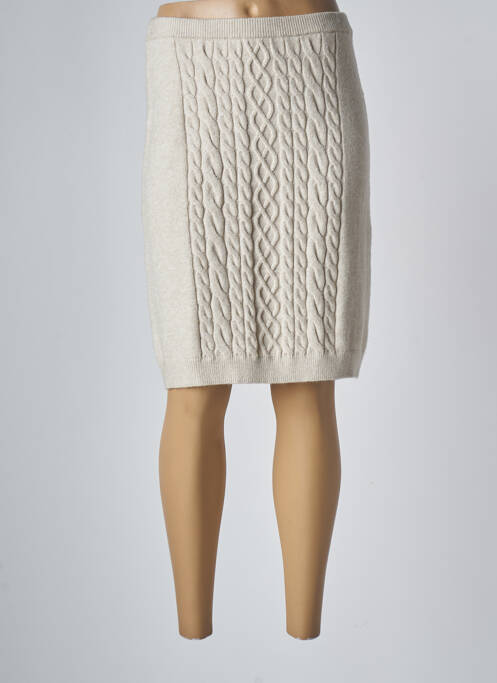 Fustă midi bej CREAM femeie