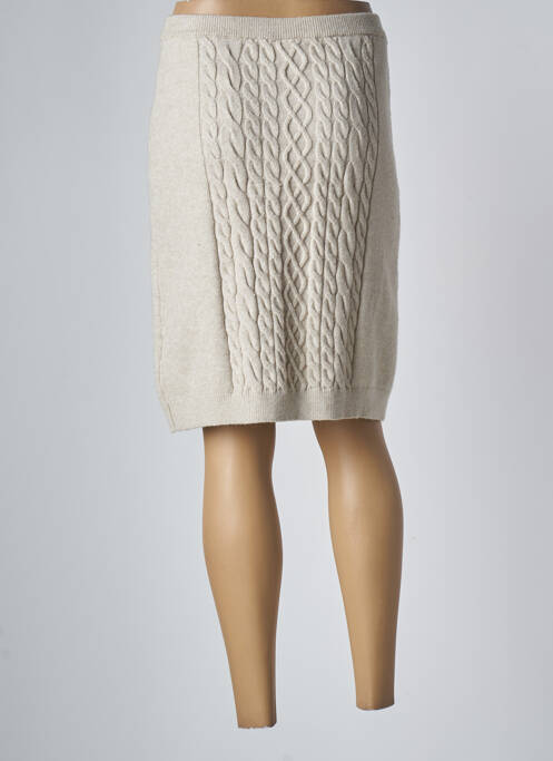 Fustă midi bej CREAM femeie