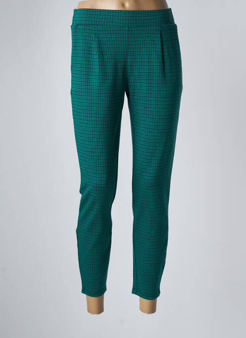 Pantalon chino verde ICHI femeie