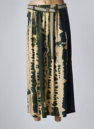 Fustă midi croială dreaptă verde LA PETITE FRANCAISE femme