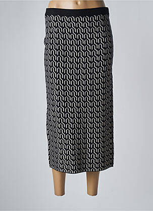 Fustă midi elasticitate negru VERO MODA femeie