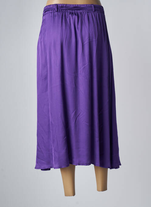 Fustă midi violet LA PETITE FRANCAISE femeie