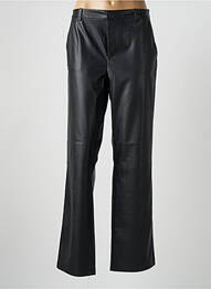 Pantalon drept închidere cu fermoar sub clapetă cu cârlig mărime normală negru VERO MODA femeie