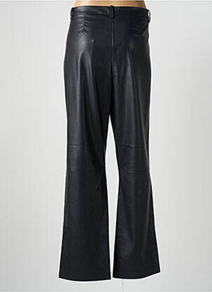 Pantalon drept închidere cu fermoar sub clapetă cu cârlig mărime normală negru VERO MODA femeie