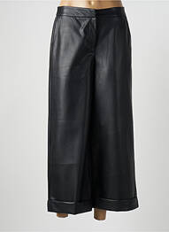 Pantalon trei sferturi talie înaltă talie înaltă negru FRACOMINA femeie