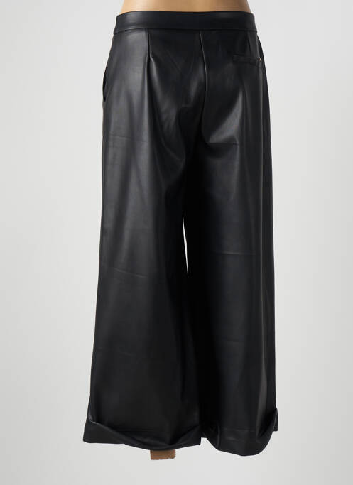 Pantalon trei sferturi croială fustă pantaloni scurți talie înaltă negru FRACOMINA femme