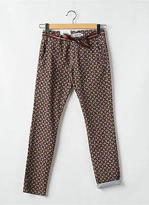 Pantalon chino maro PLEASE femeie