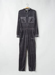Salopetă-pantalon guler de bluză mâneci lungi gri MOLLY BRACKEN femeie