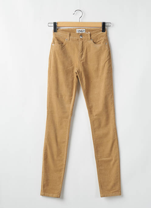 Pantalon slim bej ONLY femeie