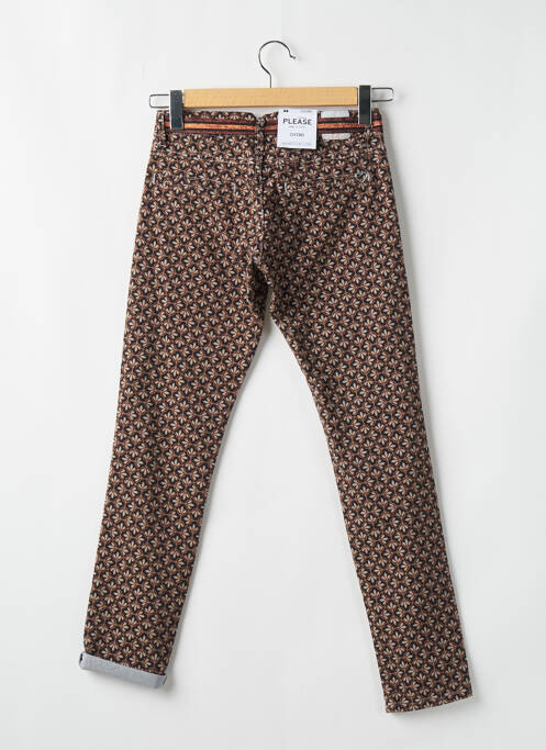 Pantalon chino maro PLEASE femeie