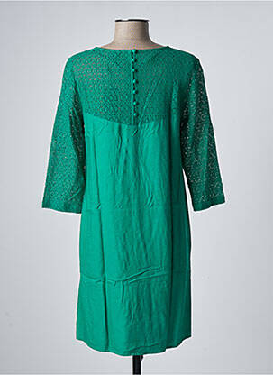 Rochie midi croială fluidă mâneci 3/4 verde VERO MODA femeie
