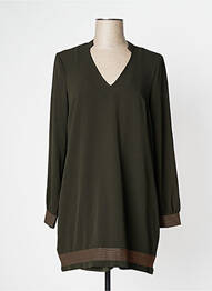 Rochie scurtă mâneci lungi mâneci lungi verde VERO MODA femme