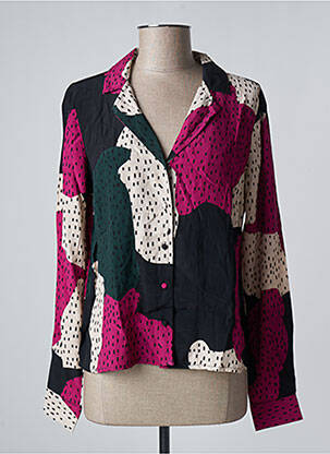 Cămașă roz PIECES femeie