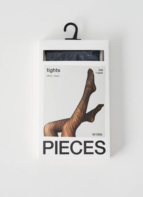 Colanți negru PIECES femeie