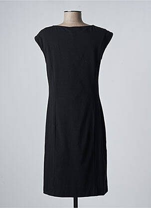 Rochie midi mâneci scurte mâneci scurte negru EVALINKA femeie