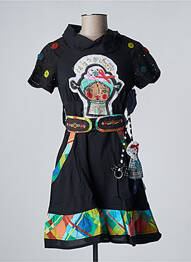 Rochie scurtă mâneci scurte mâneci scurte negru SAVAGE CULTURE femme
