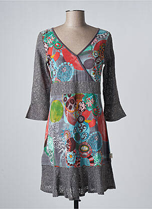 Rochie scurtă gri SAVAGE CULTURE femeie